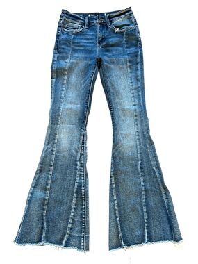 bridge by gly Mid Rise Super Flare Jeans